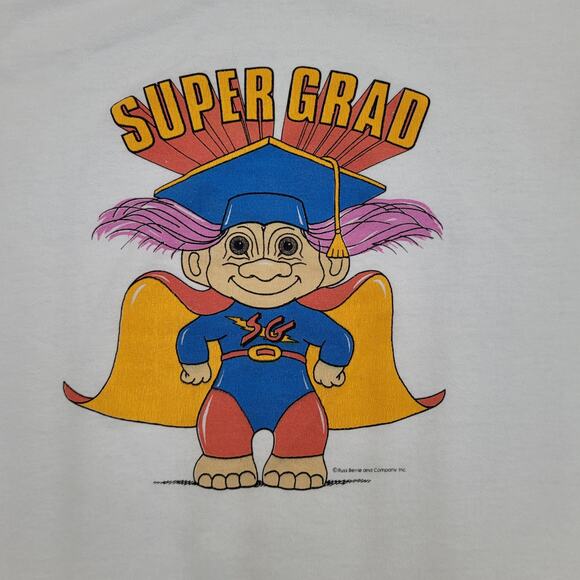 Vintage 80s Troll Shirt Womens Medium 19x26 USA - Picture 13 of 14